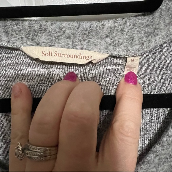 Soft Surroundings Easy Living Soft Plush Dress Size M - Picture 3 of 6